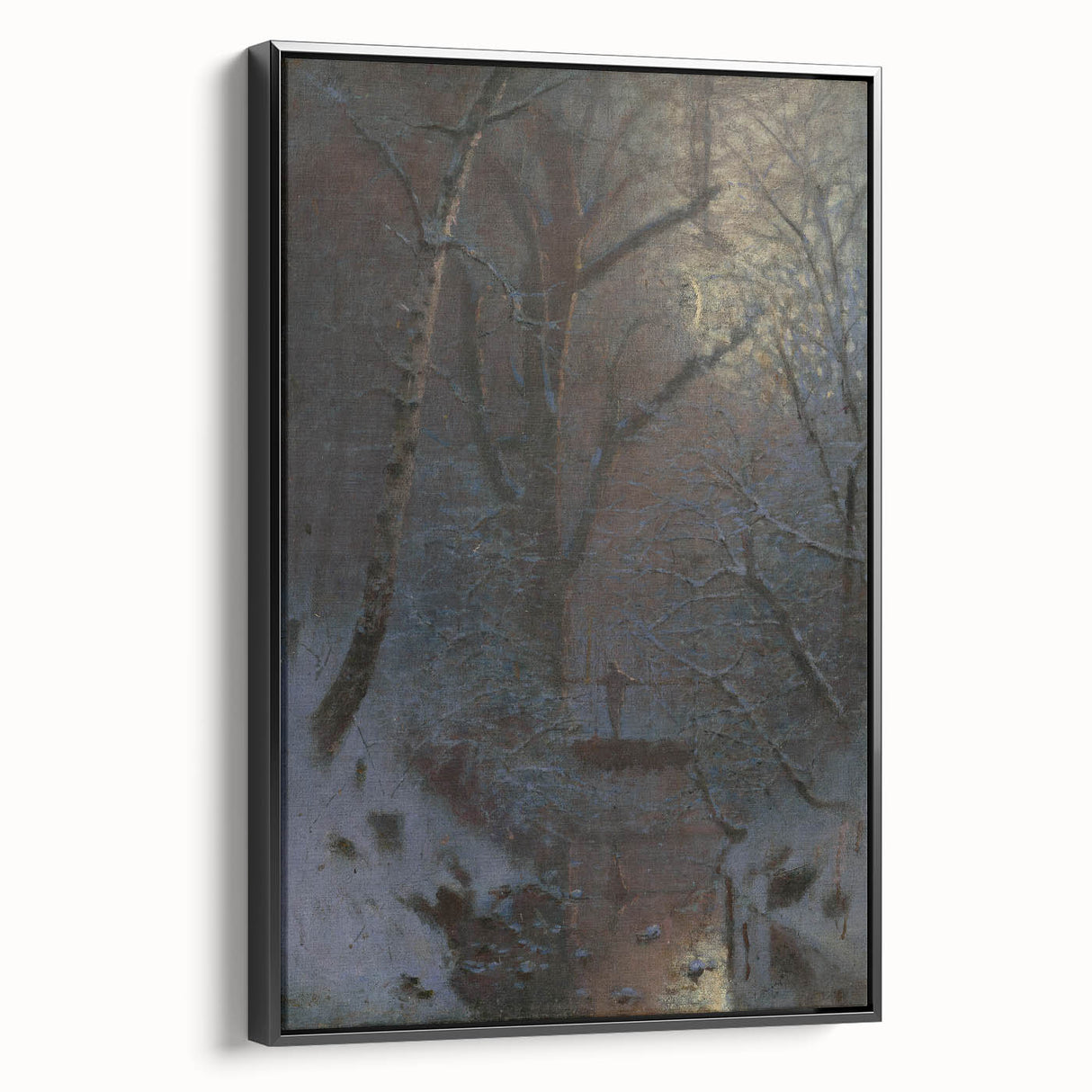 Romanticism Art: Winter by László Mednyánszky