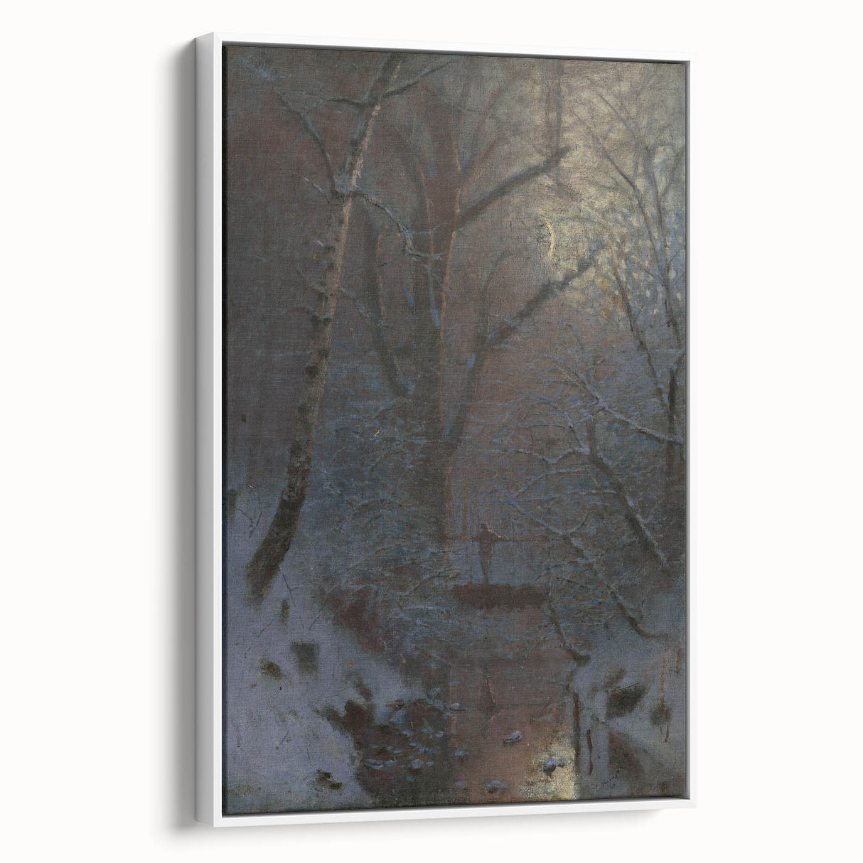 Romanticism Art: Winter by László Mednyánszky