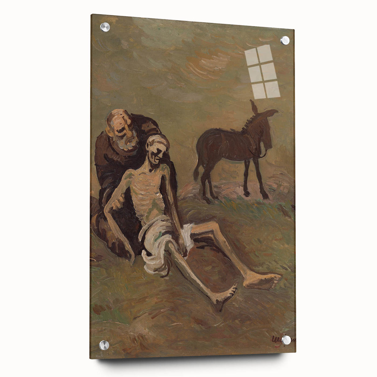 Expressionist Art: The Good Samaritan | Poignant Modern Wall Art
