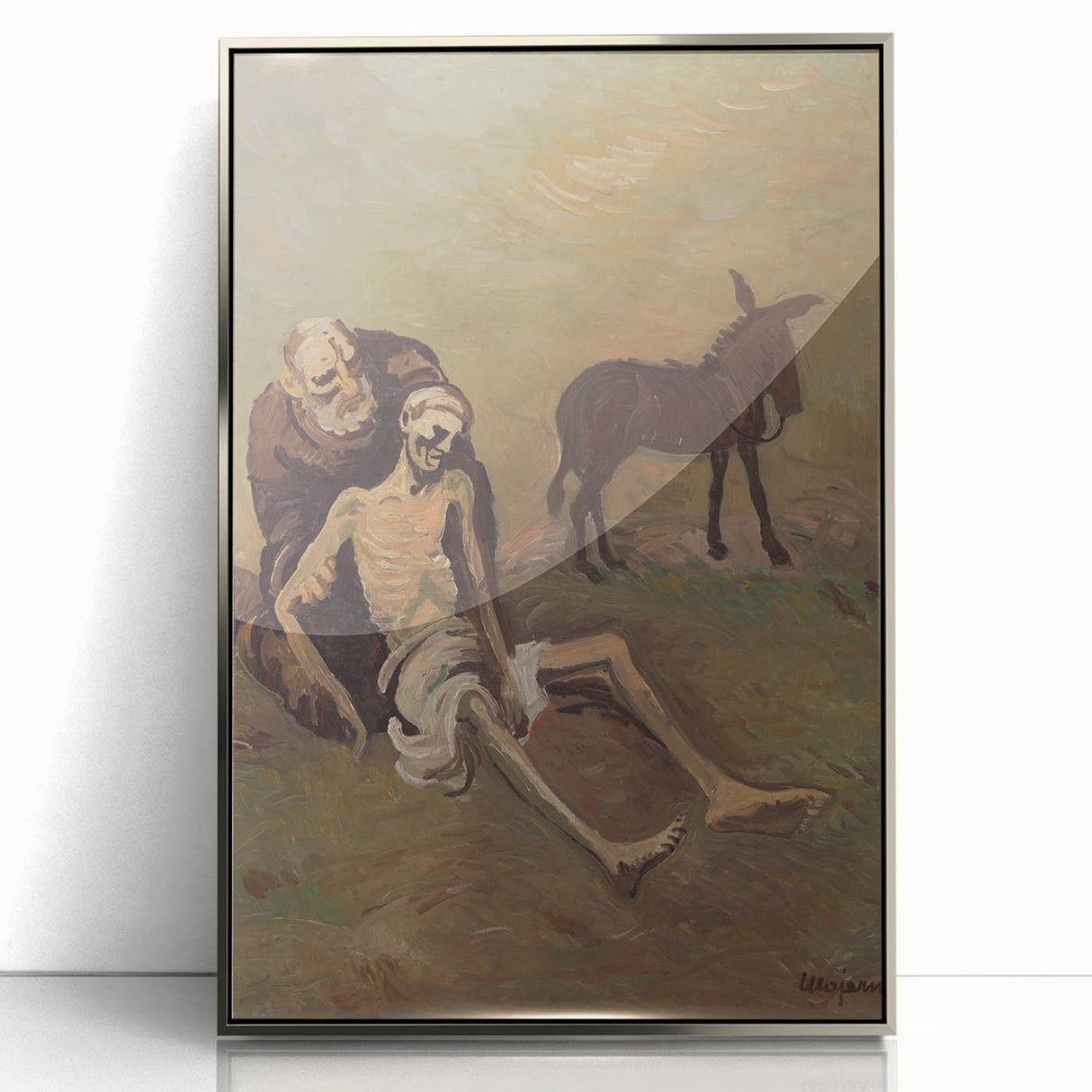 Expressionist Art: The Good Samaritan | Poignant Modern Wall Art