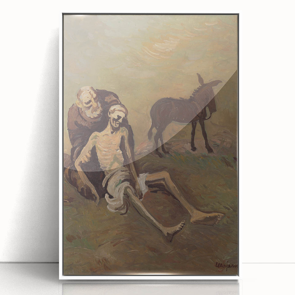 Expressionist Art: The Good Samaritan | Poignant Modern Wall Art