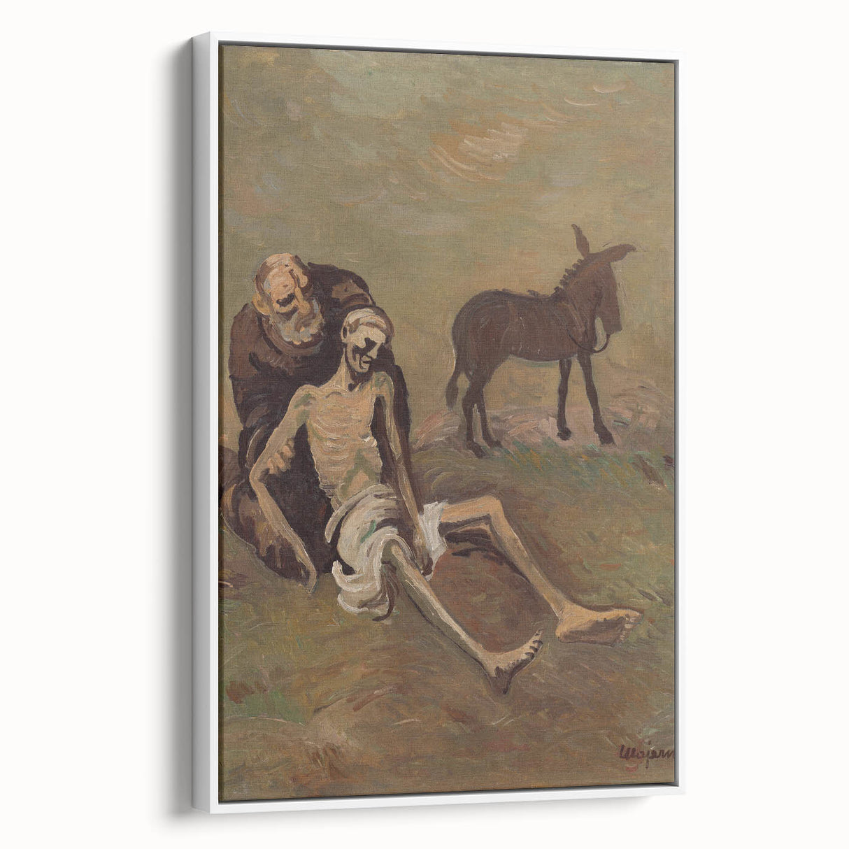 Expressionist Art: The Good Samaritan | Poignant Modern Wall Art