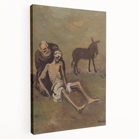 Expressionist Art: The Good Samaritan | Poignant Modern Wall Art