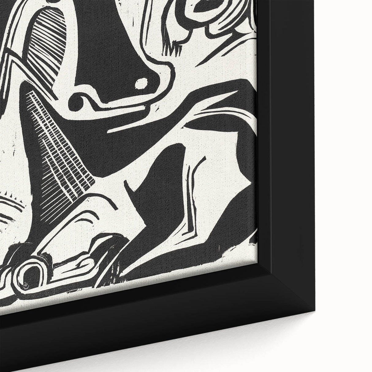 Expressionist Art: The Large Cow Lying Down | Bold Kirchner Print