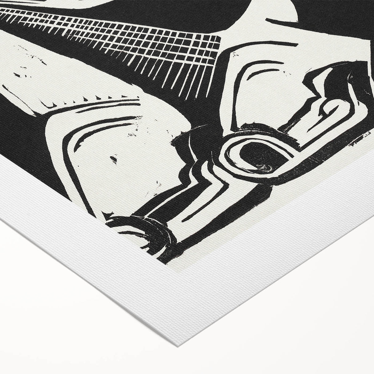 Expressionist Art: The Large Cow Lying Down | Bold Kirchner Print