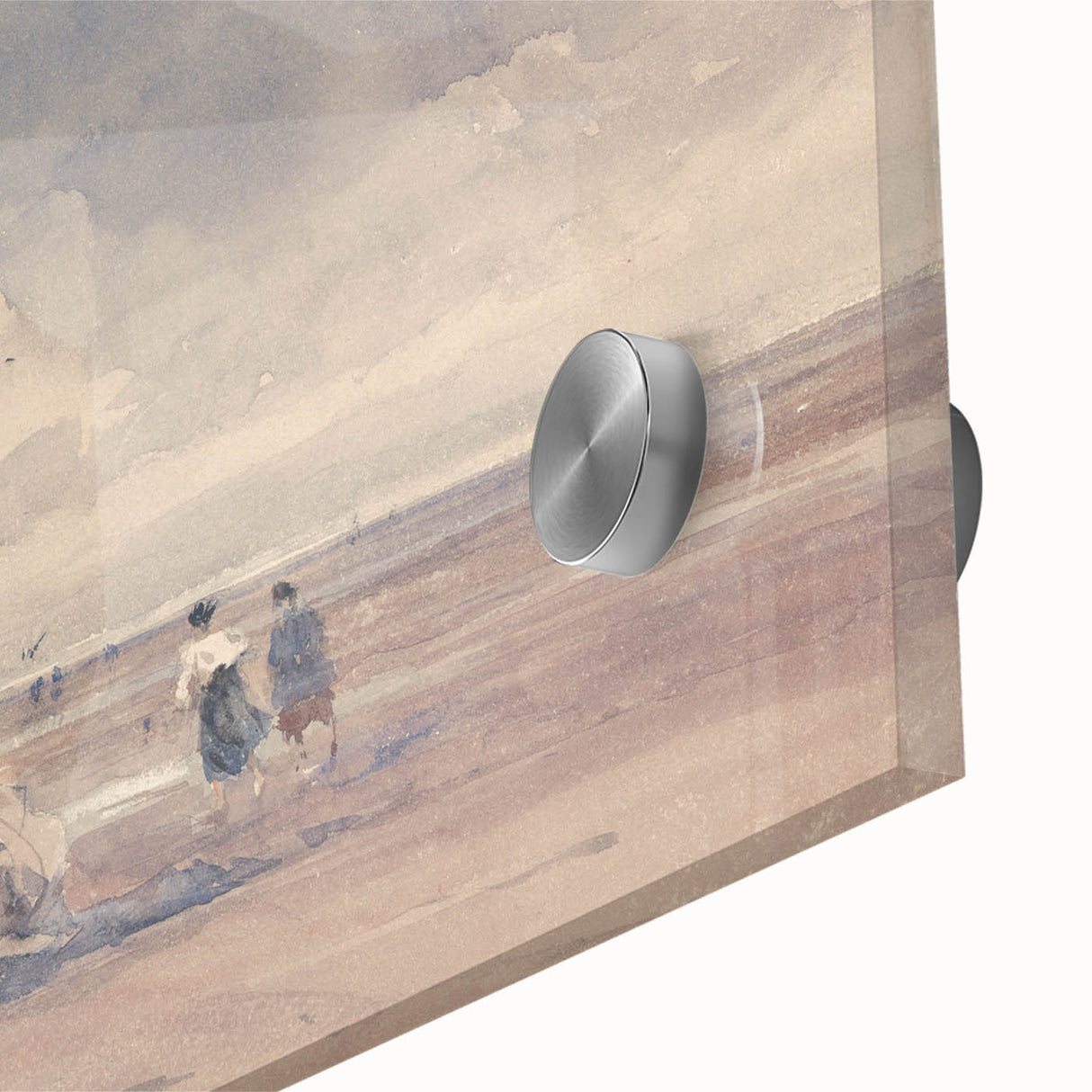 Romanticism Art: On Lancaster Sands at Low Tide Wall Art