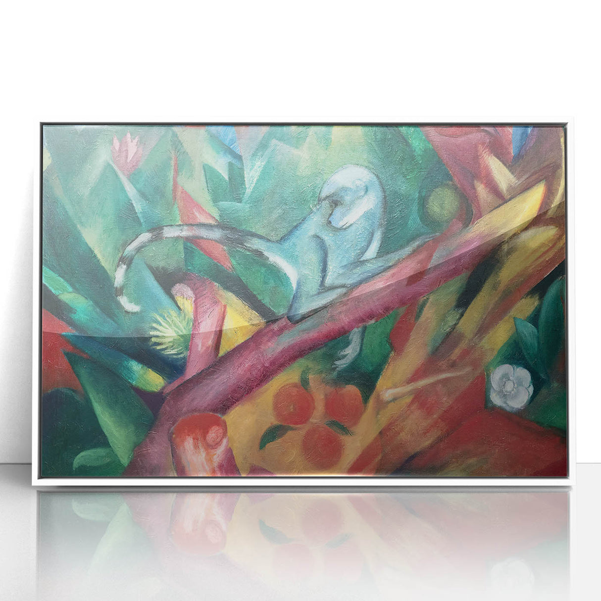 Expressionist Art: The Little Monkey | Vibrant Franz Marc Animal Print