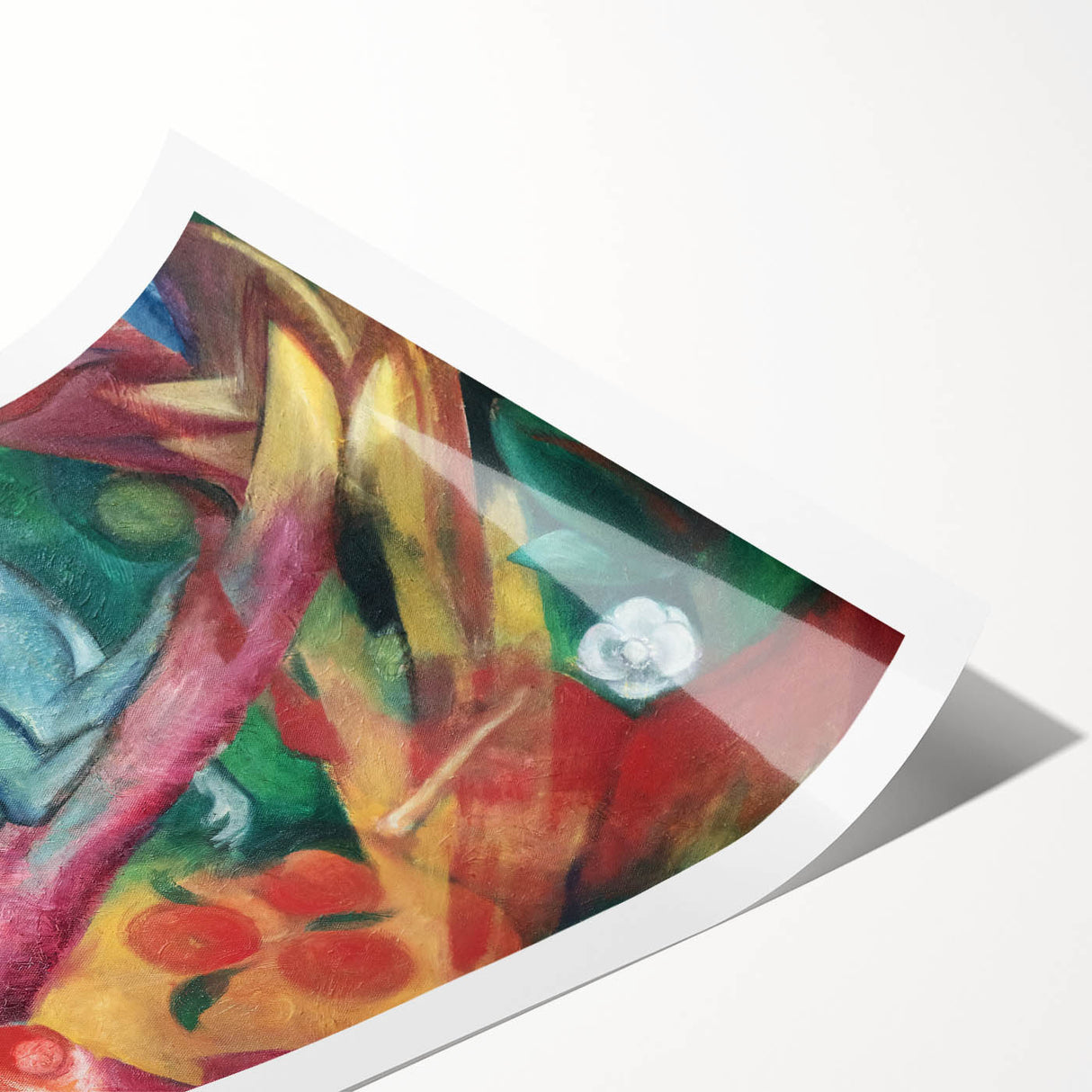 Expressionist Art: The Little Monkey | Vibrant Franz Marc Animal Print