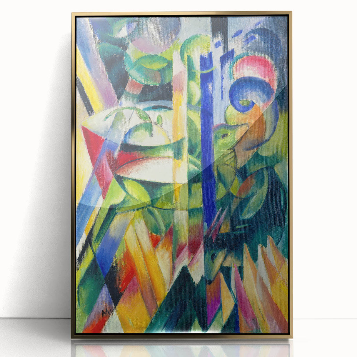 Expressionist Art: The Little Mountain Goats | Vibrant Franz Marc Print
