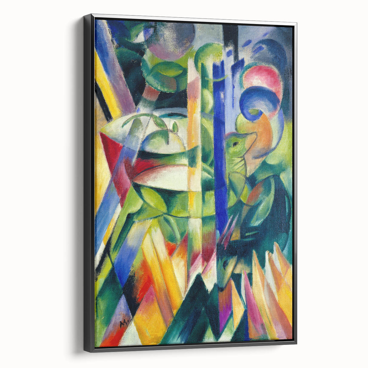 Expressionist Art: The Little Mountain Goats | Vibrant Franz Marc Print