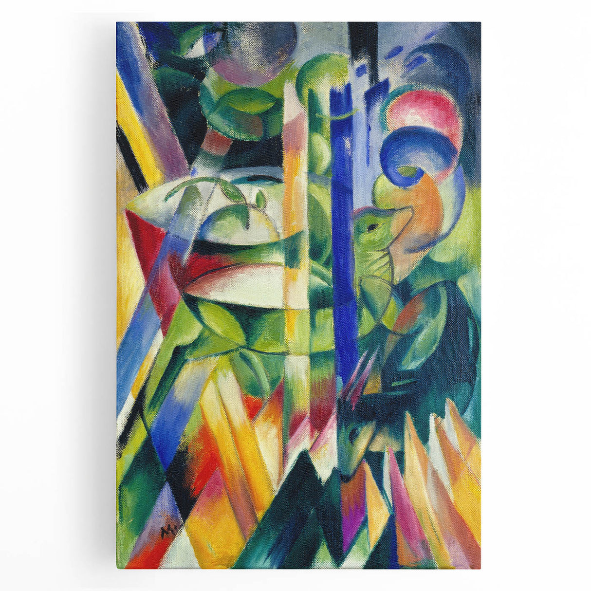 Expressionist Art: The Little Mountain Goats | Vibrant Franz Marc Print