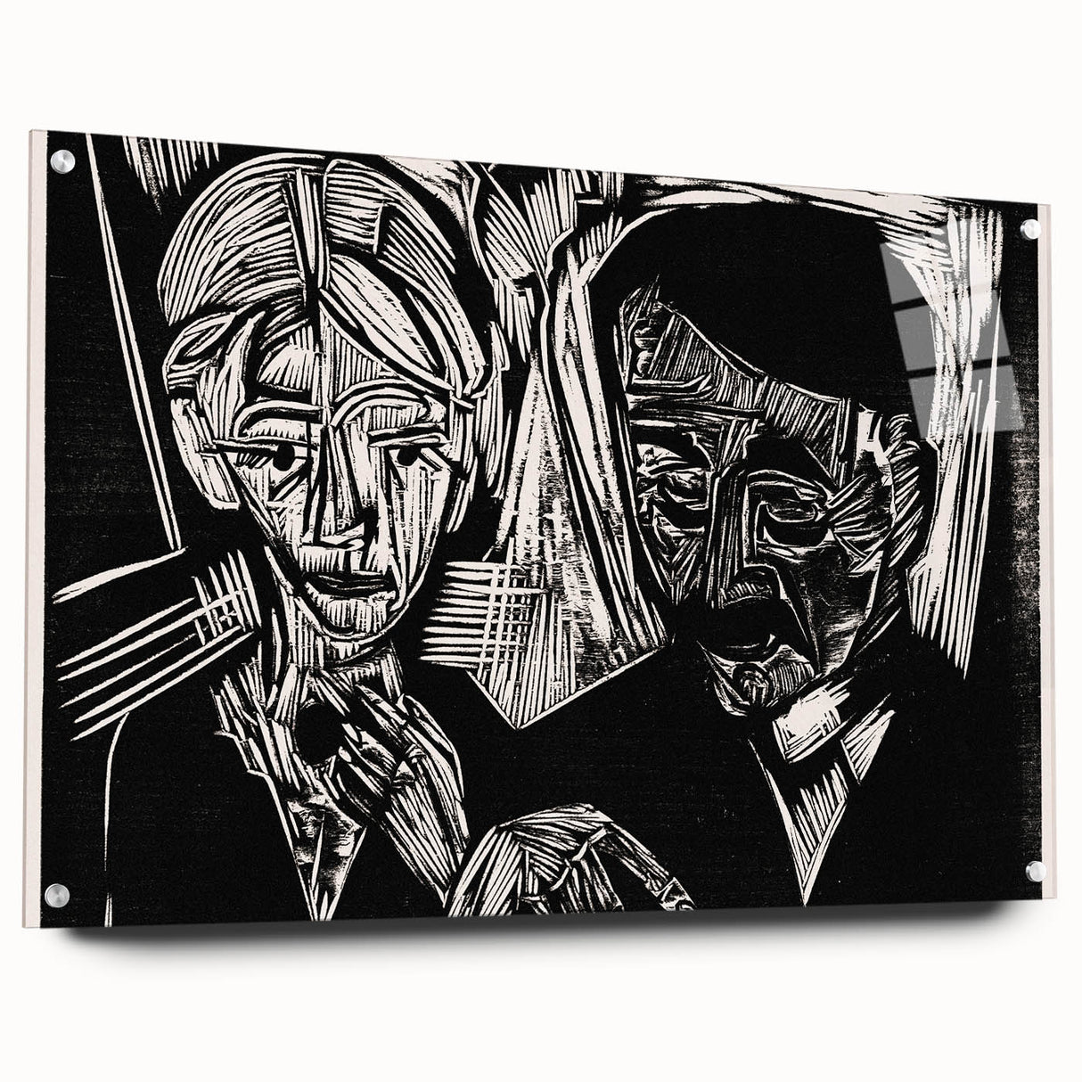 Expressionist Art: The Married Couple Müller | Bold Kirchner Print
