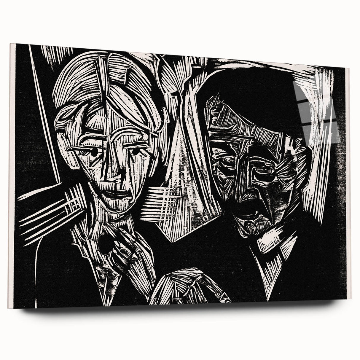 Expressionist Art: The Married Couple Müller | Bold Kirchner Print