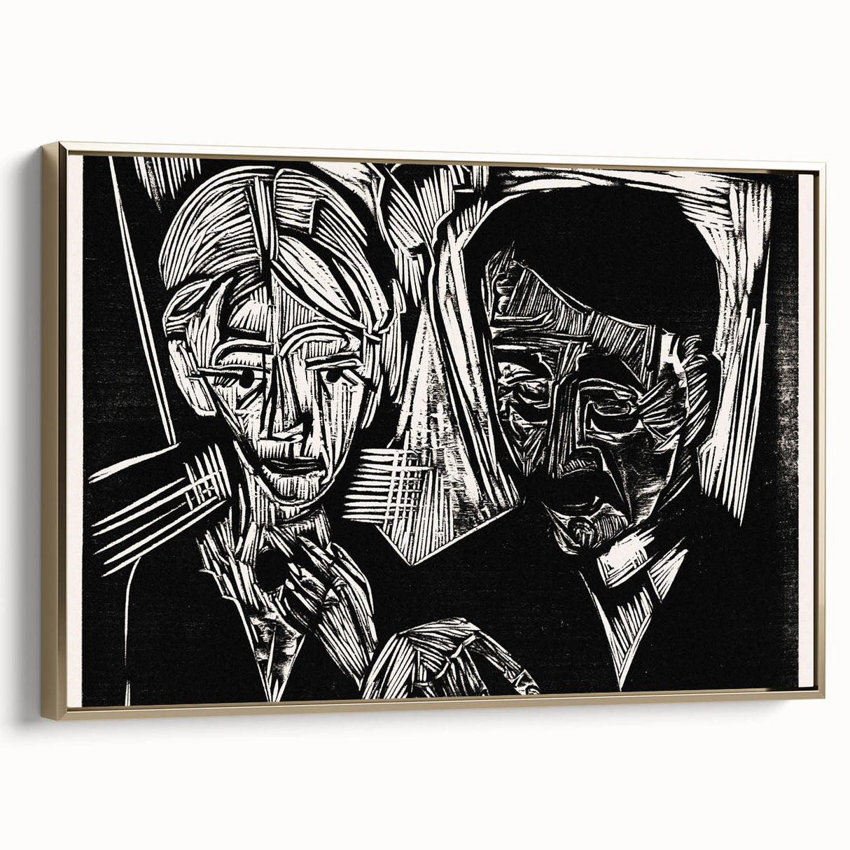 Expressionist Art: The Married Couple Müller | Bold Kirchner Print