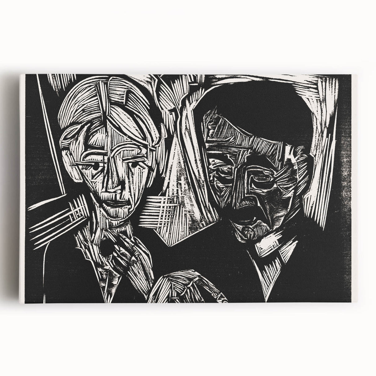 Expressionist Art: The Married Couple Müller | Bold Kirchner Print