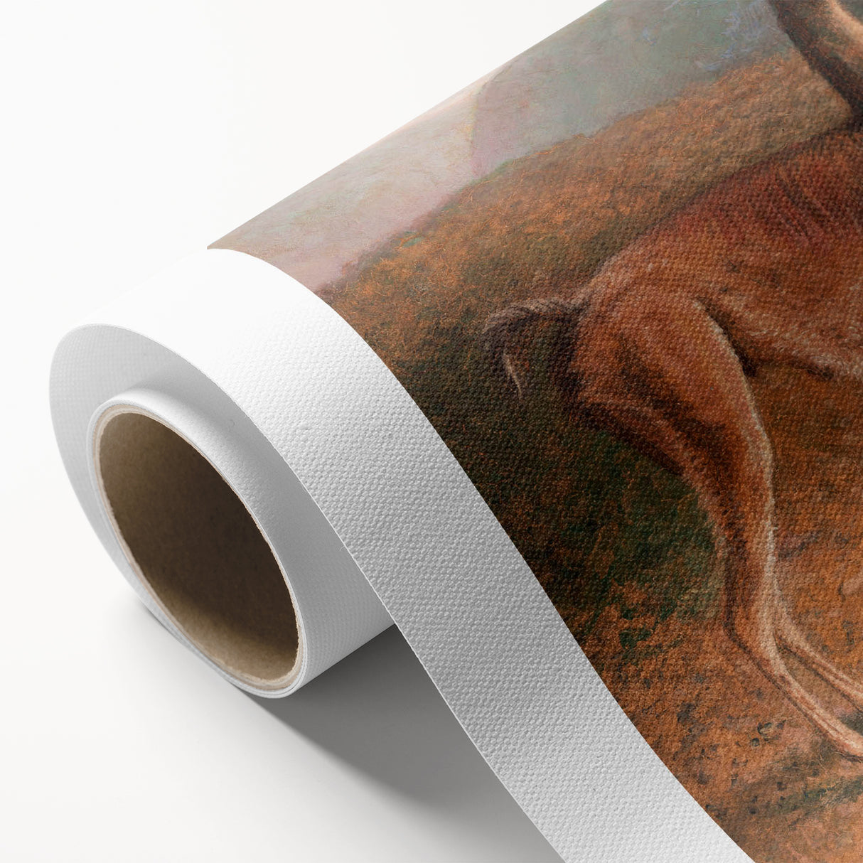 Romanticism Art: Guanaco by Agasse - Classic Wildlife Canvas Print