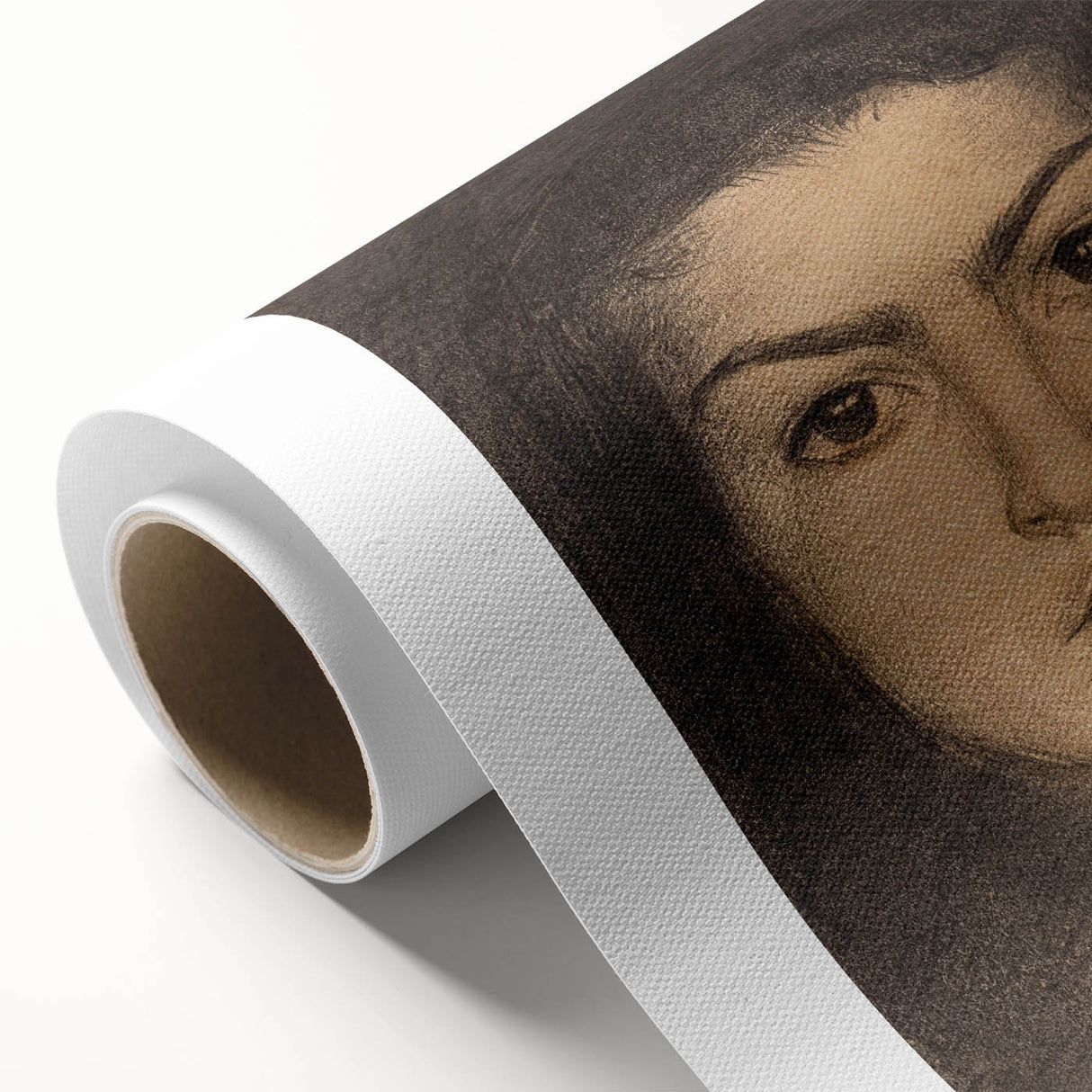 Fine Art Realism: Intense Portrait of a Woman Realism Canvas Wall Art