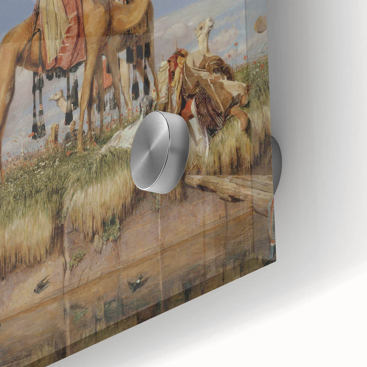 On the Banks of the Nile - Romanticism Historical Art Canvas Print