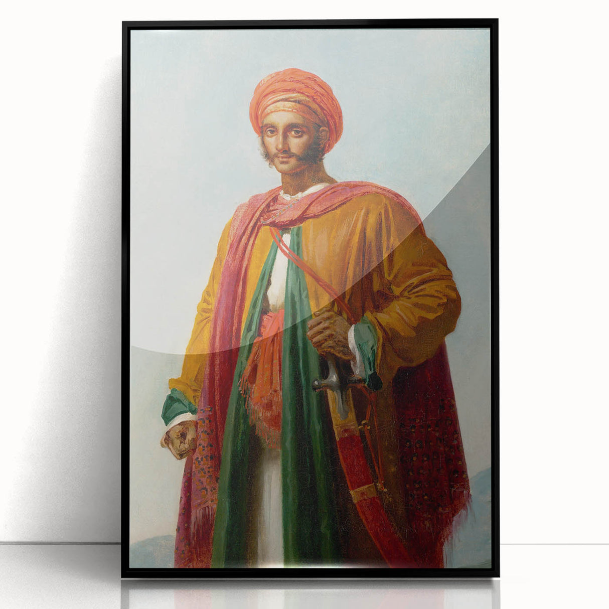 Romanticism Art: Indian Portrait by Girodet-Trioson - Elegant Print