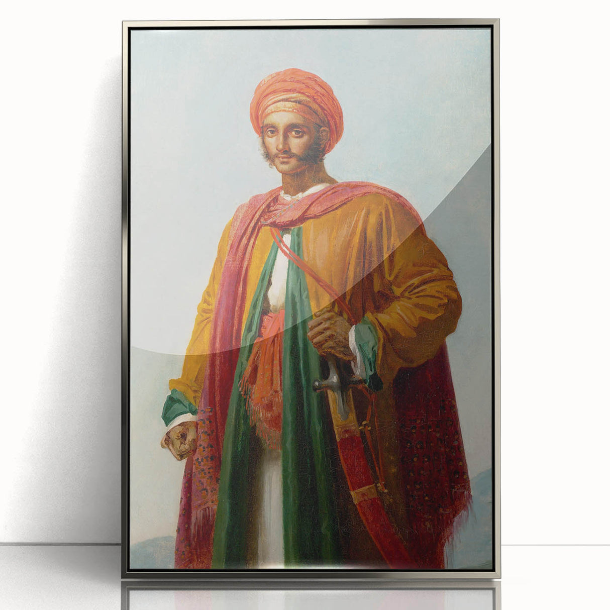 Romanticism Art: Indian Portrait by Girodet-Trioson - Elegant Print