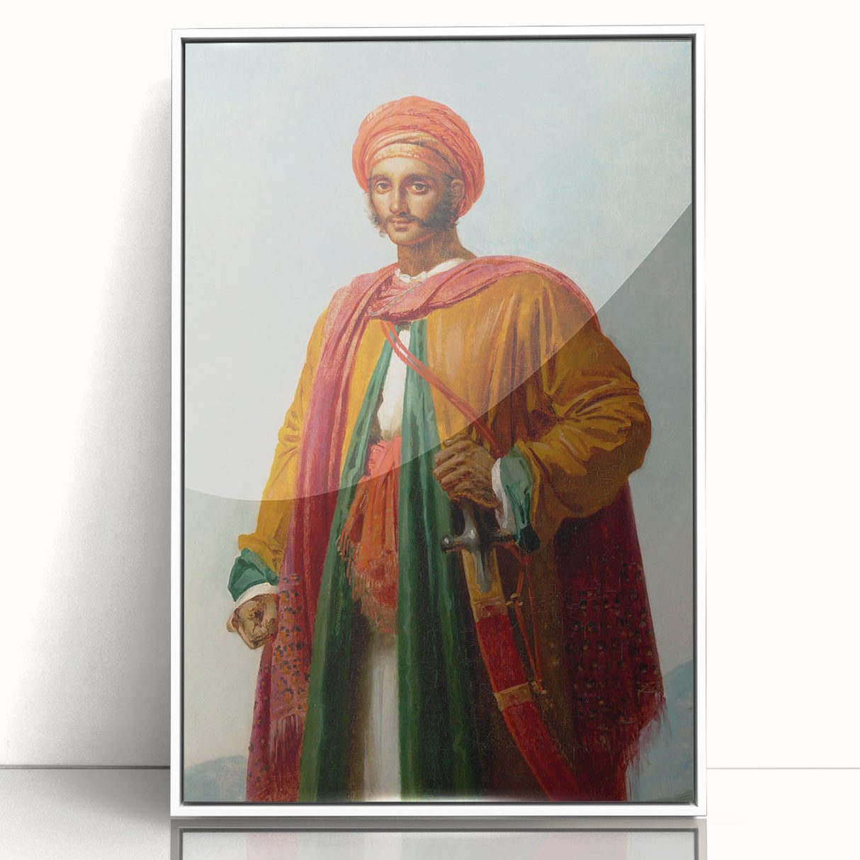 Romanticism Art: Indian Portrait by Girodet-Trioson - Elegant Print