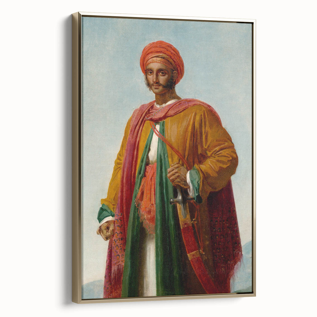 Romanticism Art: Indian Portrait by Girodet-Trioson - Elegant Print