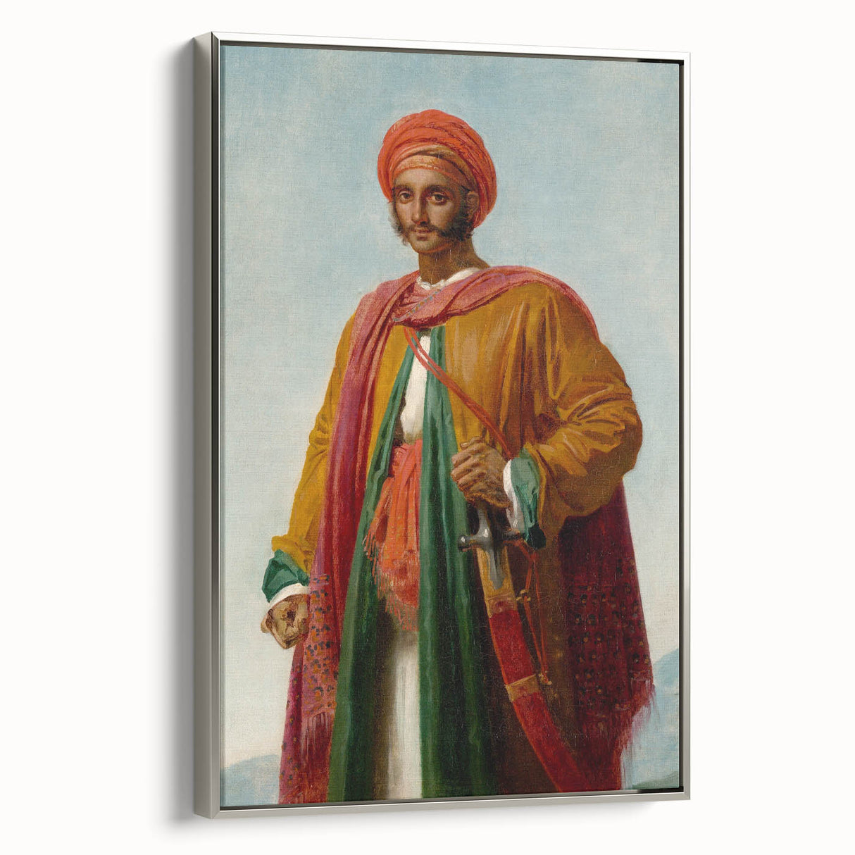 Romanticism Art: Indian Portrait by Girodet-Trioson - Elegant Print