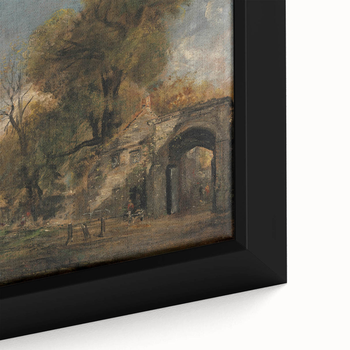 Romanticism Art: Harnham Gate by John Constable - Scenic Canvas