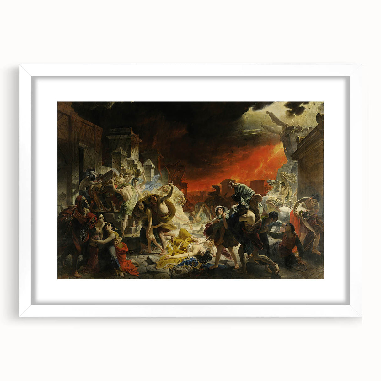 Romanticism Art: Last Day of Pompeii by Briullov - Dramatic Masterpiece