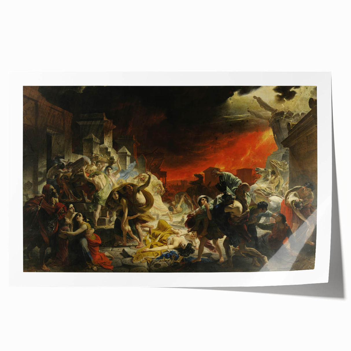 Romanticism Art: Last Day of Pompeii by Briullov - Dramatic Masterpiece