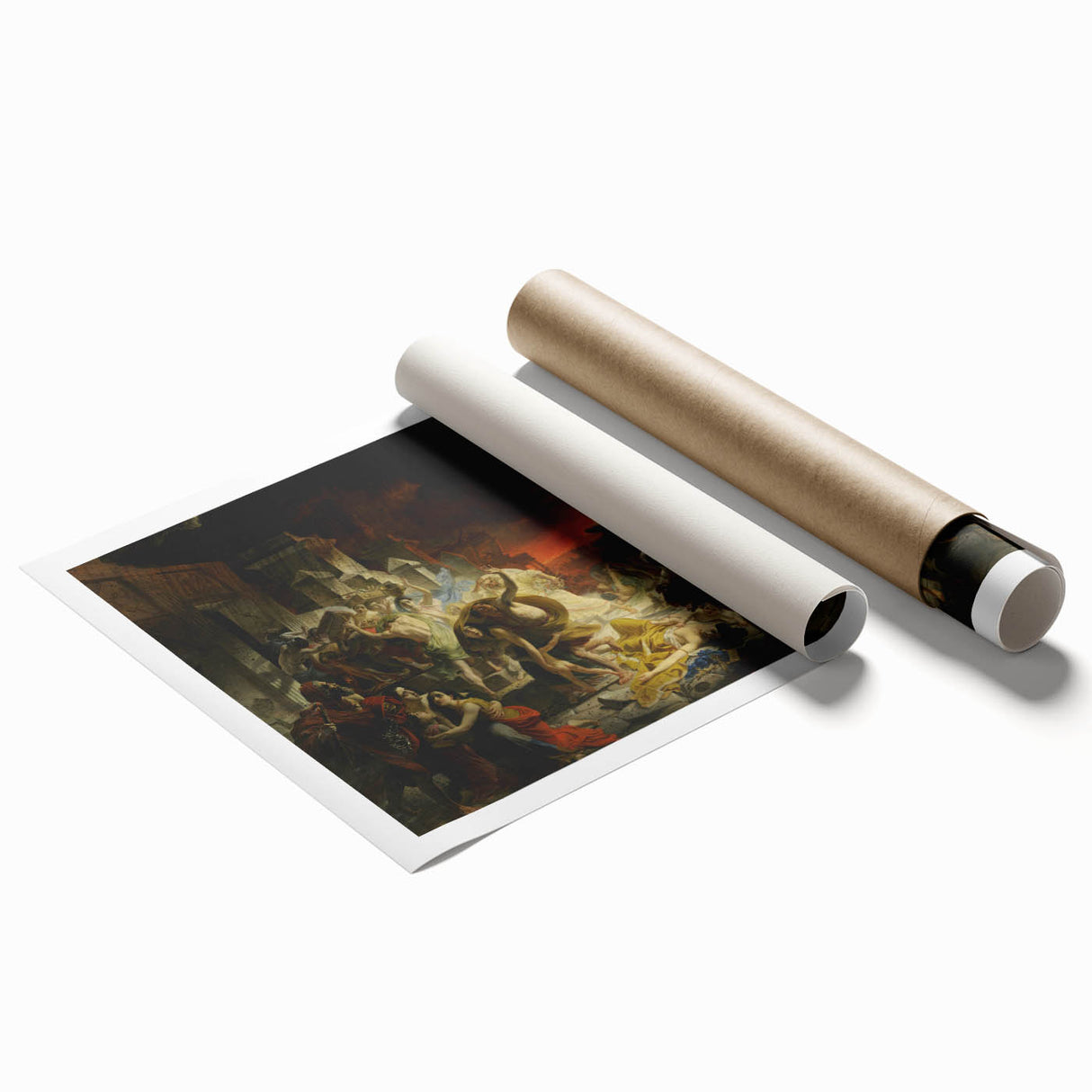 Romanticism Art: Last Day of Pompeii by Briullov - Dramatic Masterpiece