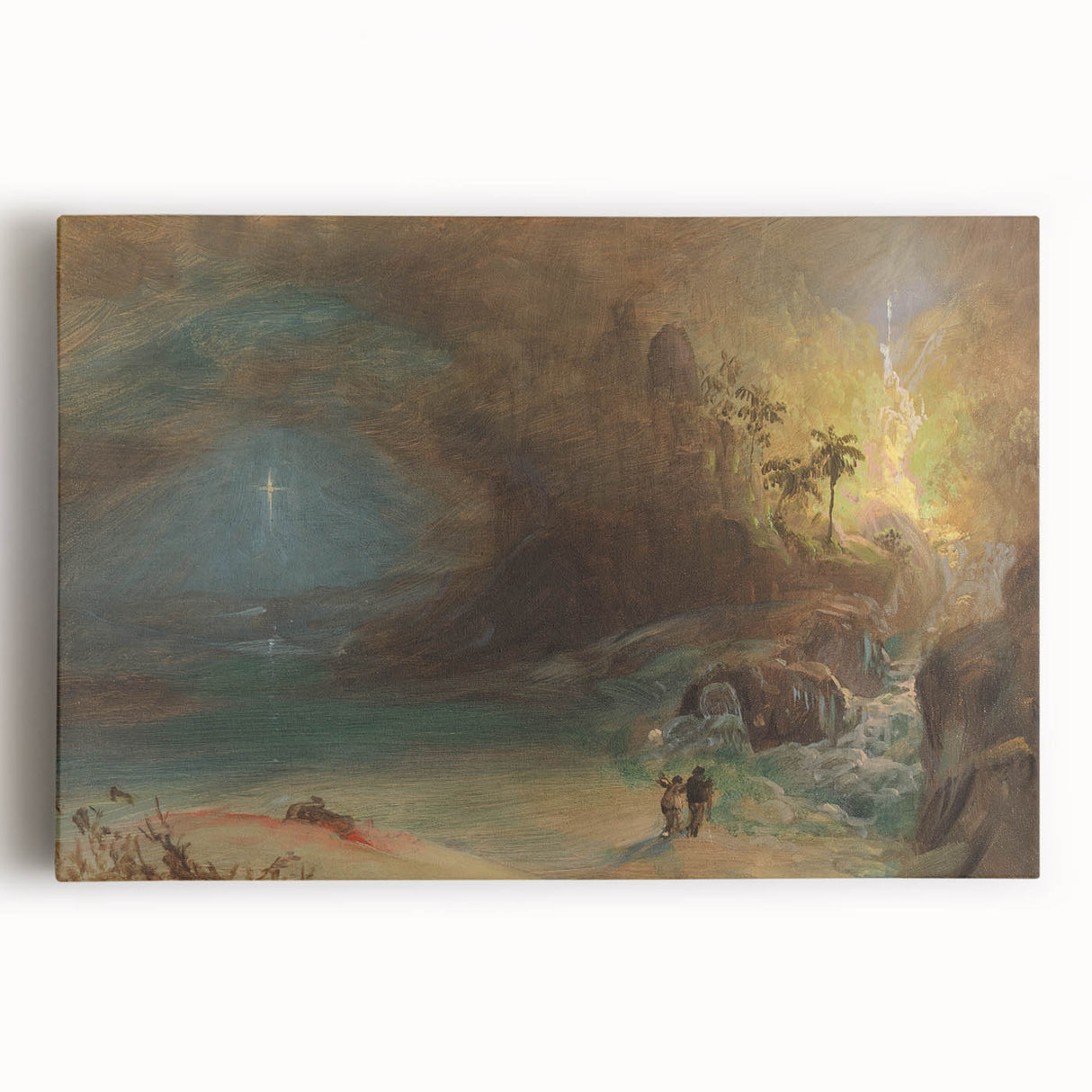 Romanticism Art: Apotheosis Study by Church - Sublime Landscape Print