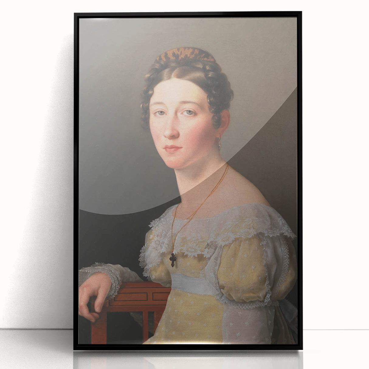 Romanticism Art: Portrait of Emilie Massmann by Eckersberg - Canvas Print
