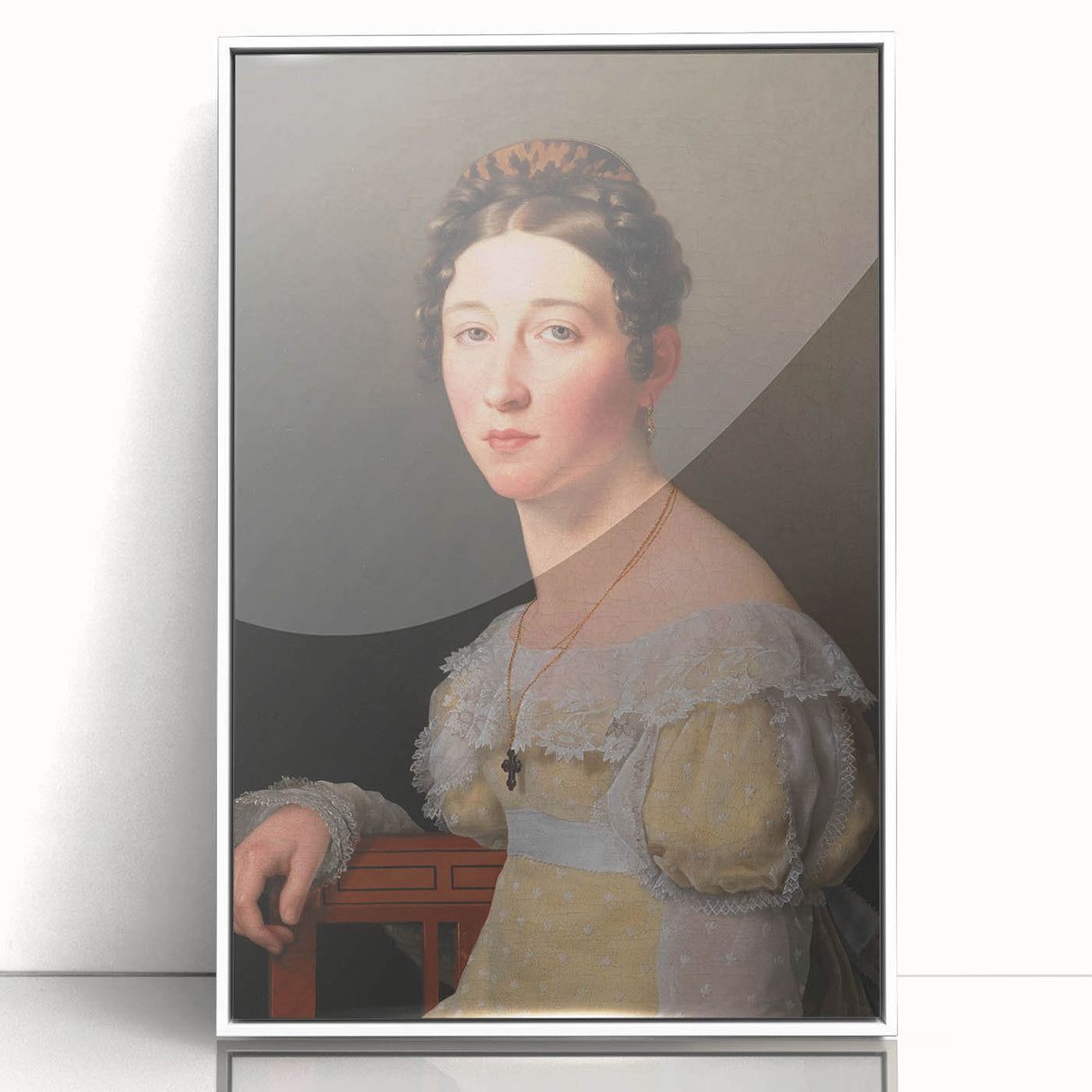 Romanticism Art: Portrait of Emilie Massmann by Eckersberg - Canvas Print