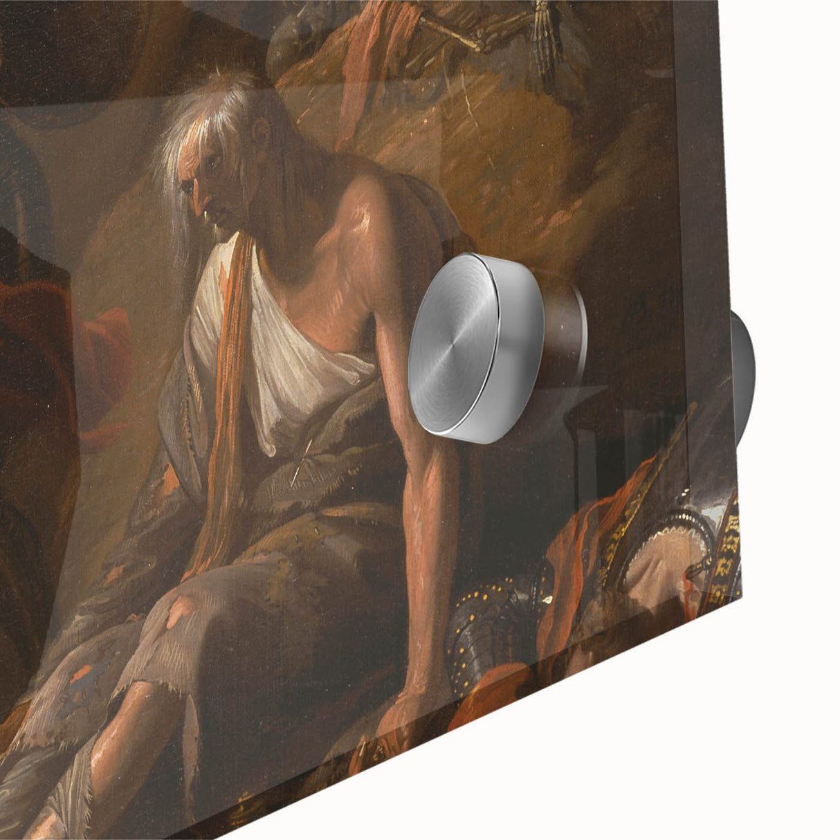 Romanticism Art: The Cave of Despair - Dramatic Historical Canvas Print