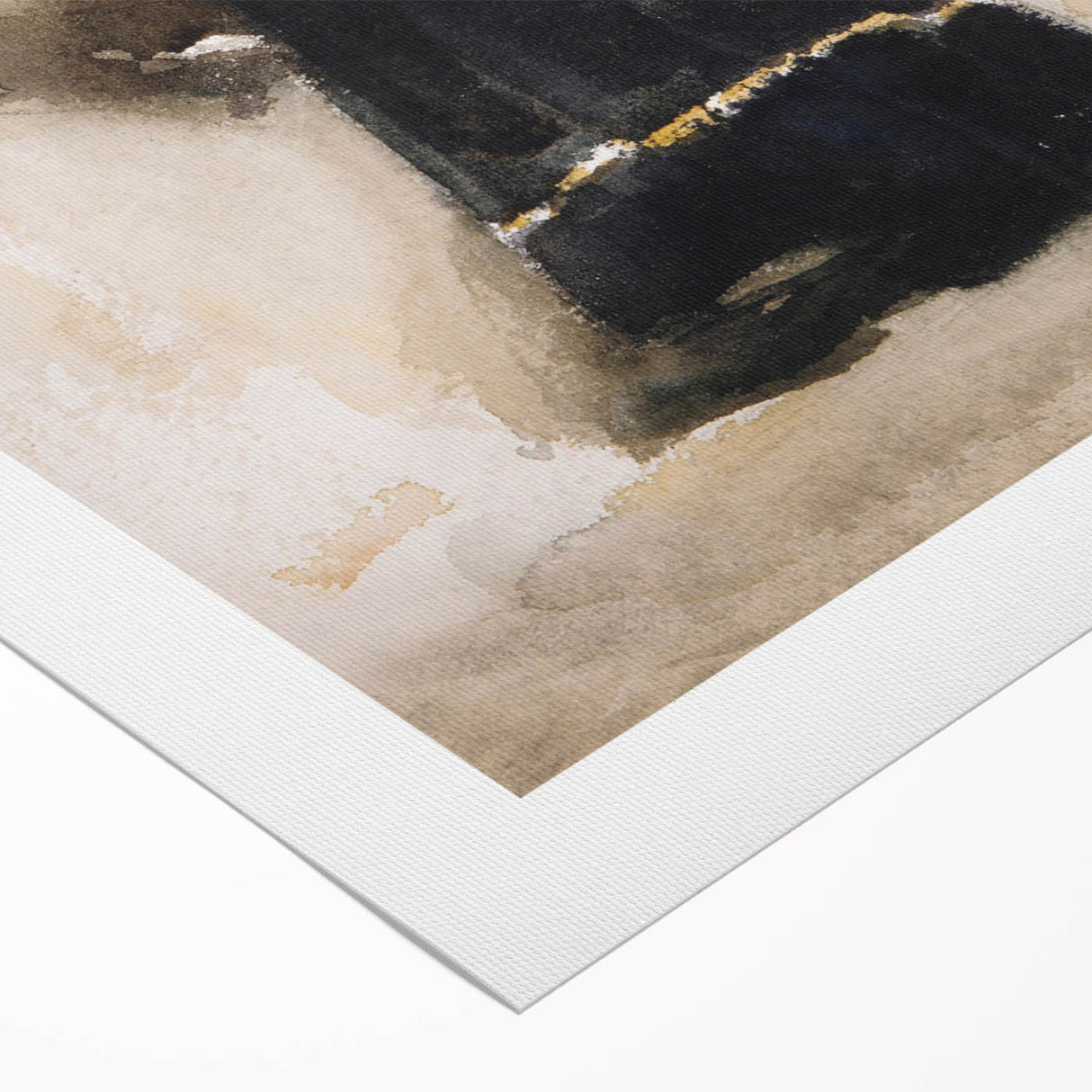 Romantic Art Prints: Young Woman with a Black Skirt - Timeless Portrait