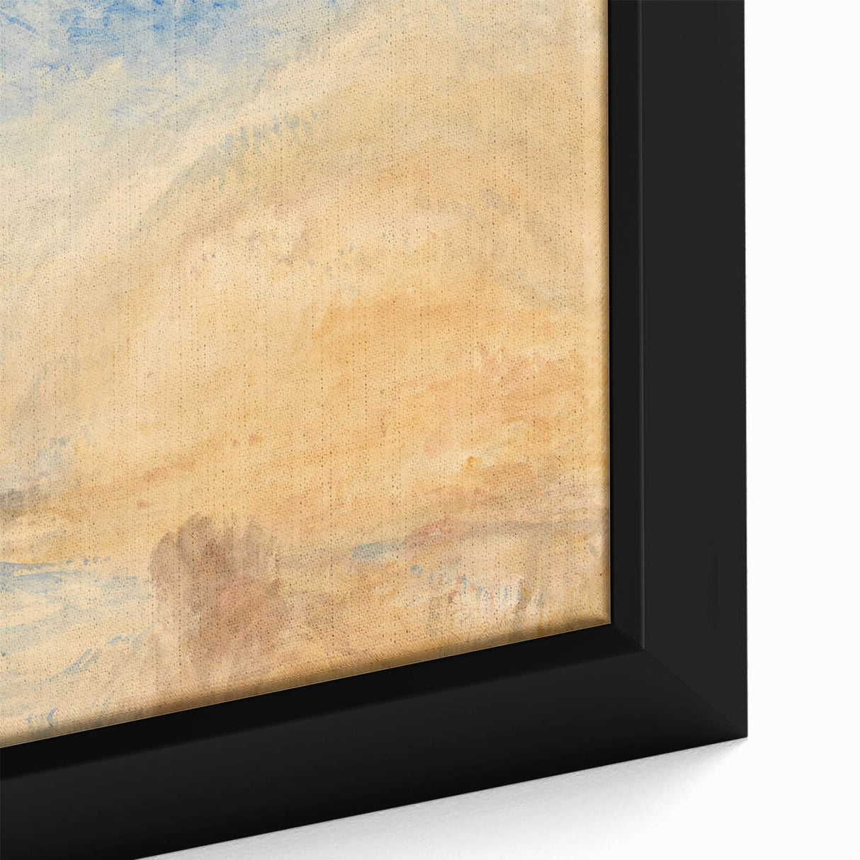 Romantic Art Prints: Serene Mountain Landscape with Lake