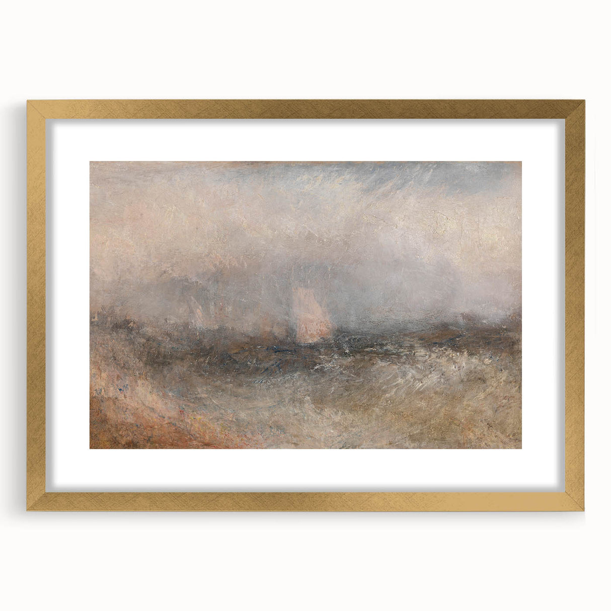 Romanticism Art: Sublime Seascape "Off the Nore"