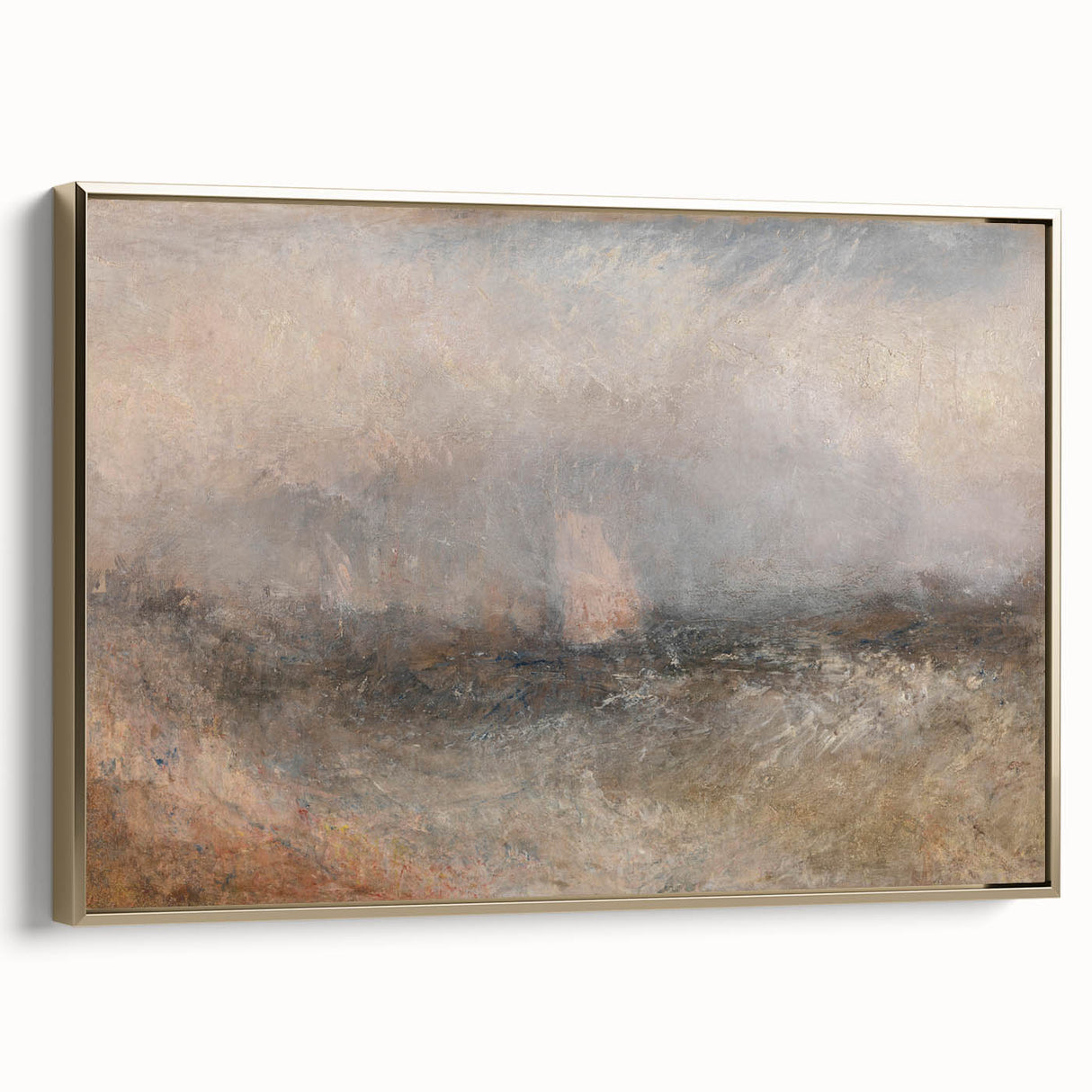 Romanticism Art: Sublime Seascape "Off the Nore"