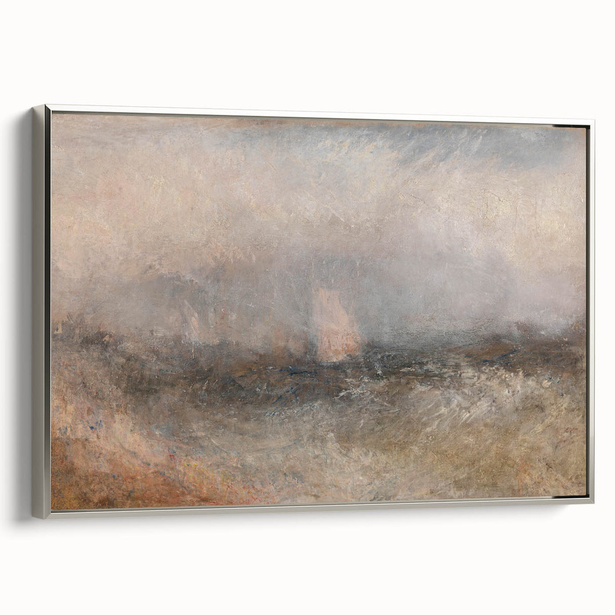 Romanticism Art: Sublime Seascape "Off the Nore"