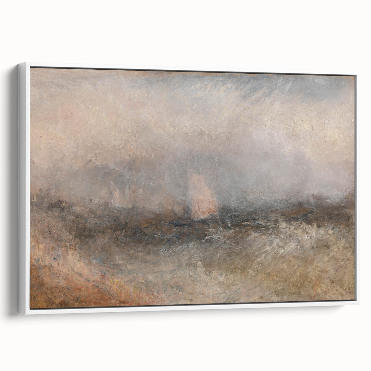 Romanticism Art: Sublime Seascape "Off the Nore"