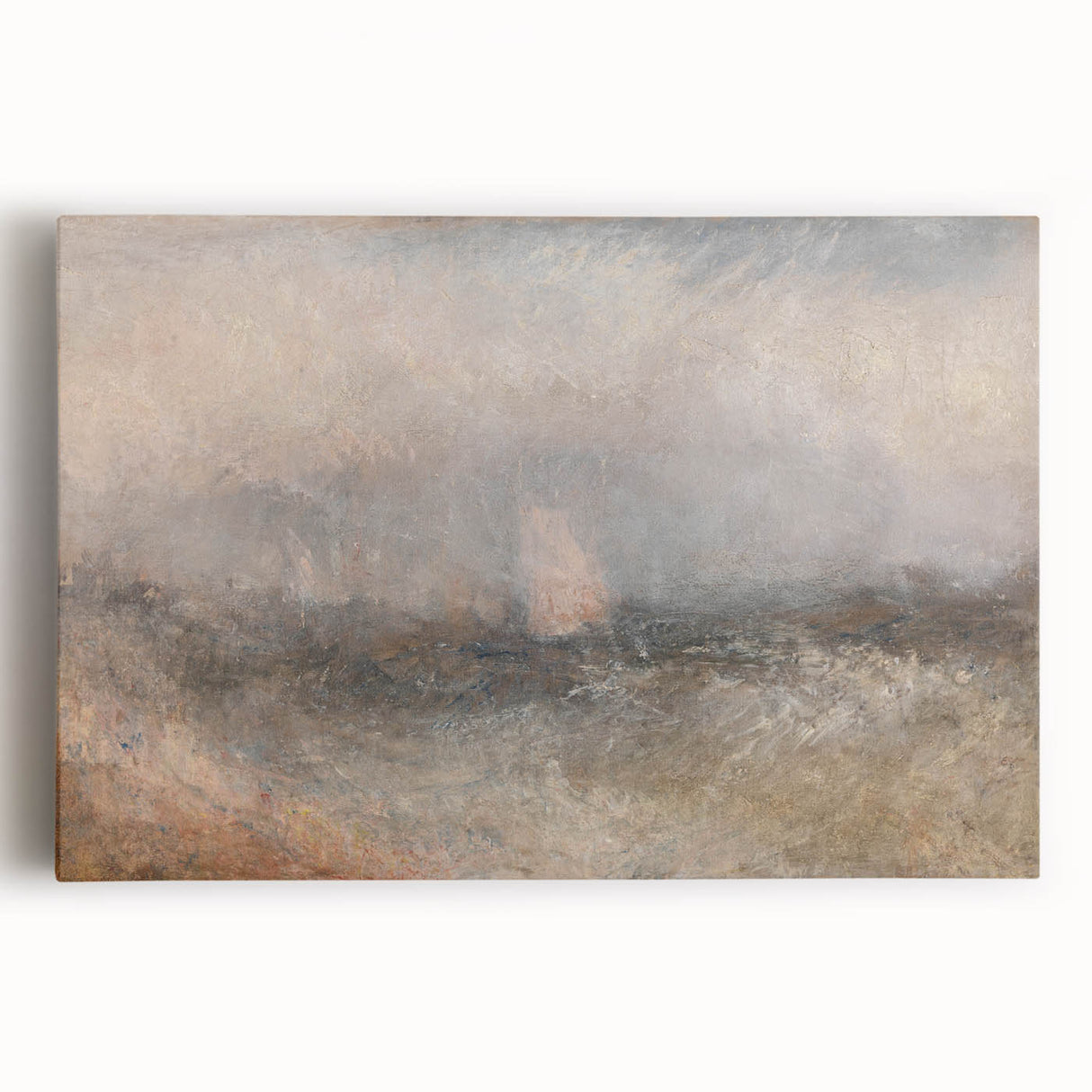 Romanticism Art: Sublime Seascape "Off the Nore"