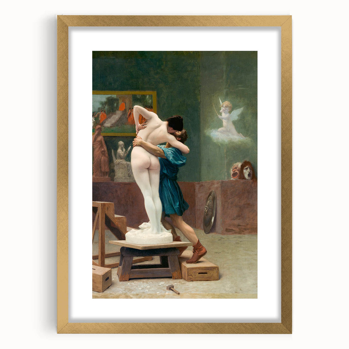 Famous Romantic Era Art: Pygmalion and Galatea by Jean-Léon Gérôme