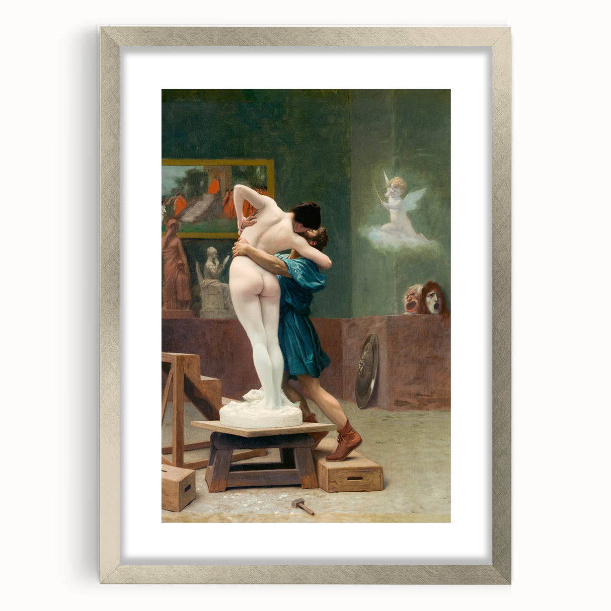 Famous Romantic Era Art: Pygmalion and Galatea by Jean-Léon Gérôme