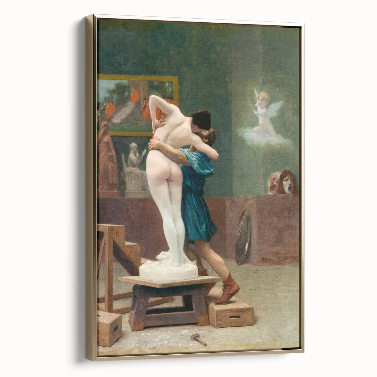 Famous Romantic Era Art: Pygmalion and Galatea by Jean-Léon Gérôme