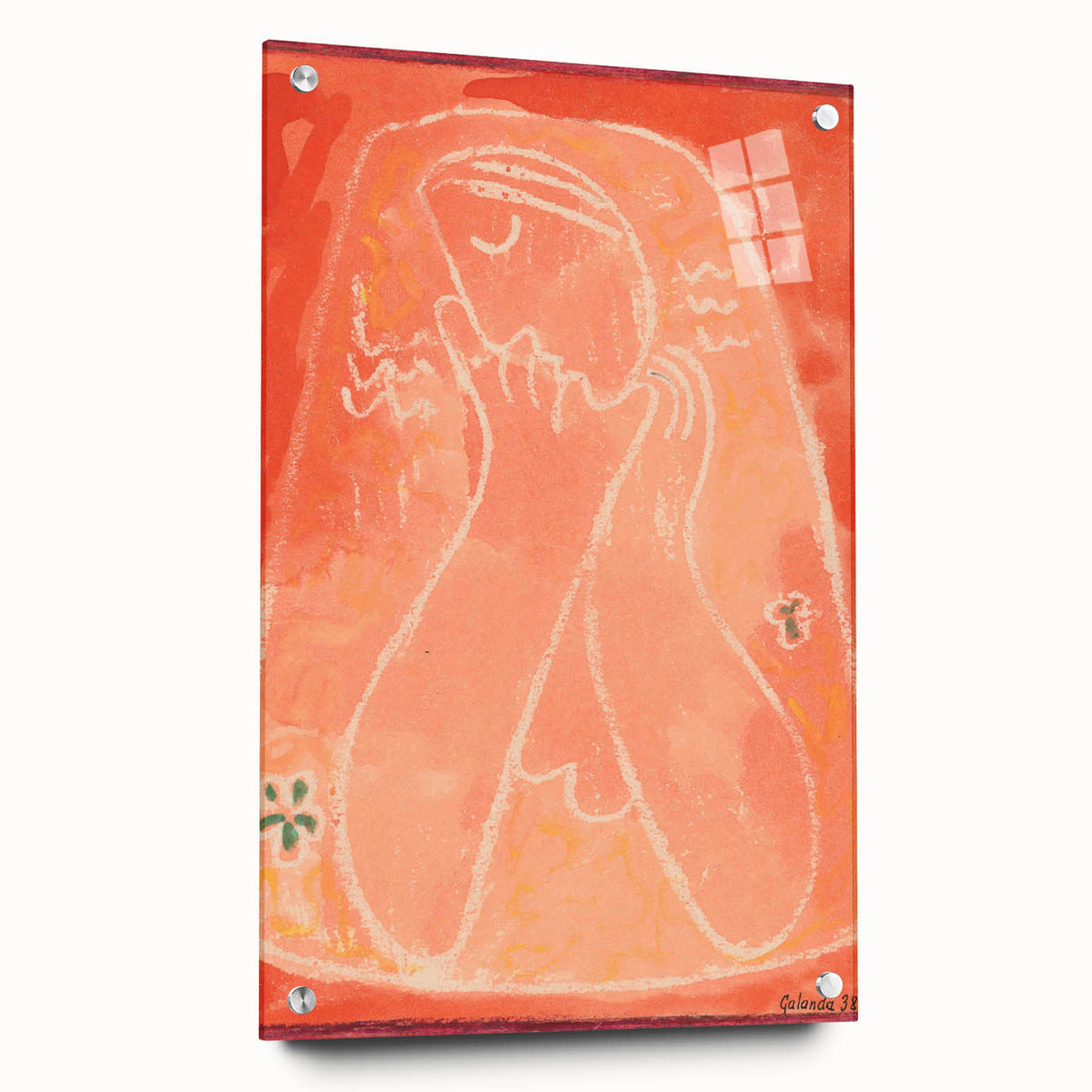 Romantic Art Prints: Thoughtful by Mikuláš Galanda