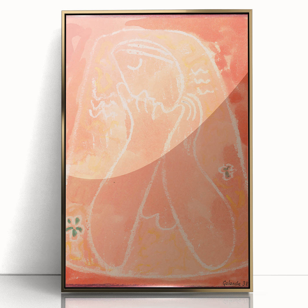 Romantic Art Prints: Thoughtful by Mikuláš Galanda