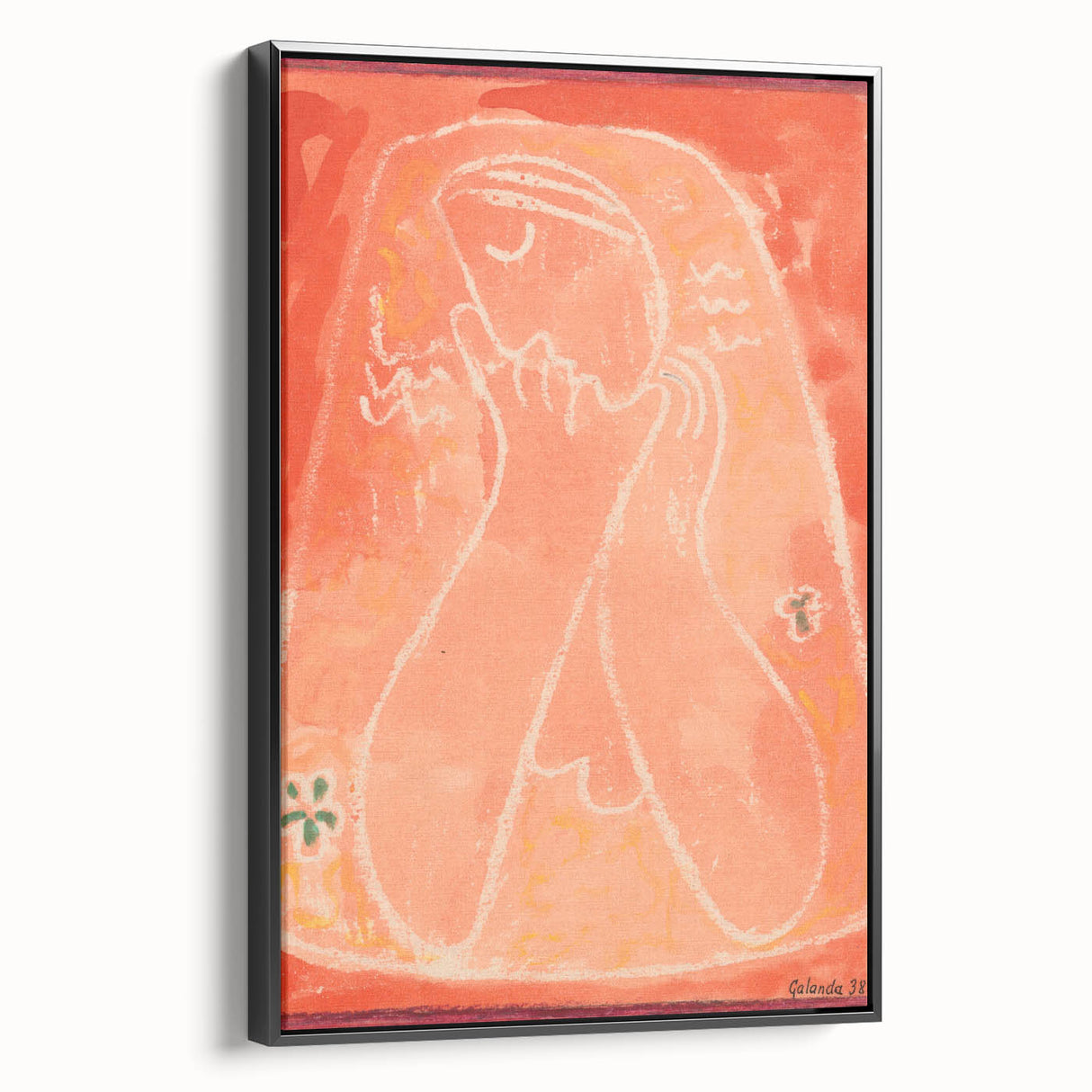 Romantic Art Prints: Thoughtful by Mikuláš Galanda