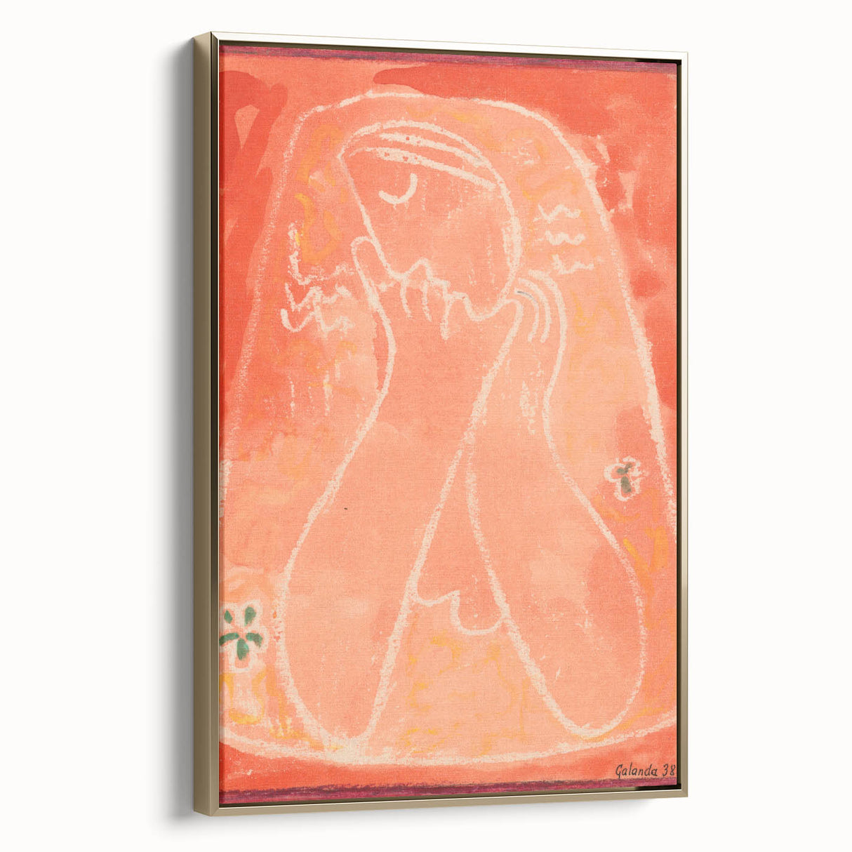 Romantic Art Prints: Thoughtful by Mikuláš Galanda