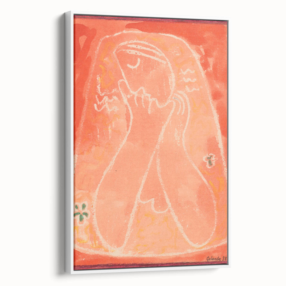 Romantic Art Prints: Thoughtful by Mikuláš Galanda